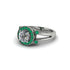 Radiant Diamond Halo Gold Engagement Ring - Madilyn No. 18 image 3