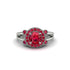 Radiant Ruby Halo Gold Engagement Ring - Madilyn No. 57 image 3