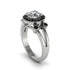 Radiant Diamond Halo Gold Engagement Ring - Madilyn No. 33 image 1