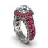 Diamond Radiant Majesty Pave Engagement Ring - Cataleya No. 48 image 1
