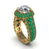 Diamond Radiant Majesty Pave Engagement Ring - Cataleya No. 16 image 1