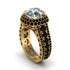 Diamond Radiant Majesty Pave Engagement Ring - Cataleya No. 31 image 1
