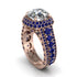Diamond Radiant Majesty Pave Engagement Ring - Cataleya No. 62 image 1