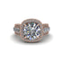 Diamond Radiant Majesty Pave Engagement Ring - Cataleya No. 2 image 2