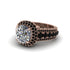 Diamond Radiant Majesty Pave Engagement Ring - Cataleya No. 32 image 3