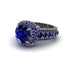Sapphire Radiant Majesty Pave Engagement Ring - Cataleya No. 75 image 3