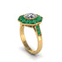 Diamond Radiant Majesty Engagement Ring - Francesca No. 16 image 2