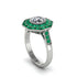 Diamond Radiant Majesty Engagement Ring - Francesca No. 18 image 2