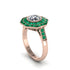 Diamond Radiant Majesty Engagement Ring - Francesca No. 17 image 2