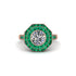 Diamond Radiant Majesty Engagement Ring - Francesca No. 17 image 3