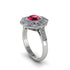 Ruby Radiant Majesty Engagement Ring - Francesca No. 12 image 2