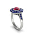 Ruby Radiant Majesty Engagement Ring - Francesca No. 72 image 2