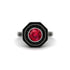 Ruby Radiant Majesty Engagement Ring - Francesca No. 42 image 3