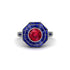 Ruby Radiant Majesty Engagement Ring - Francesca No. 72 image 3