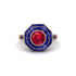Ruby Radiant Majesty Engagement Ring - Francesca No. 71 image 3