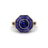 Sapphire Radiant Majesty Engagement Ring - Francesca No. 73 image 3
