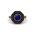 Sapphire Radiant Majesty Engagement Ring - Francesca No. 44 image 3