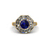Sapphire Radiant Majesty Engagement Ring - Francesca No. 13 image 3
