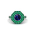 Sapphire Radiant Majesty Engagement Ring - Francesca No. 30 image 3