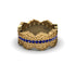 Sapphire Regal Eternity Openwork Wedding Ring - Dayana No. 13 image 1