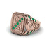 Emerald Regal Filigree Men's Ring - Hollis No. 5 image 1