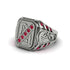 Ruby Regal Filigree Men's Ring - Hollis No. 12 image 1