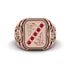 Ruby Regal Filigree Men's Ring - Hollis No. 11 image 3
