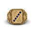 Sapphire Regal Filigree Men's Ring - Hollis No. 13 image 3