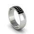 Black Diamond Regal Harmony Wedding Band - Marlowe No. 9 image 2