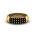 Black Diamond Regal Harmony Wedding Band - Marlowe No. 7 image 1