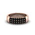Black Diamond Regal Harmony Wedding Band - Marlowe No. 8 image 1