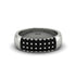 Black Diamond Regal Harmony Wedding Band - Marlowe No. 9 image 1