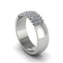 Diamond Regal Harmony Wedding Band - Marlowe No. 3 image 2