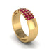 Ruby Regal Harmony Wedding Band - Marlowe No. 10 image 2