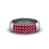 Ruby Regal Harmony Wedding Band - Marlowe No. 12 image 1