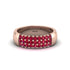 Ruby Regal Harmony Wedding Band - Marlowe No. 11 image 1