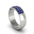 Sapphire Regal Harmony Wedding Band - Marlowe No. 15 image 2
