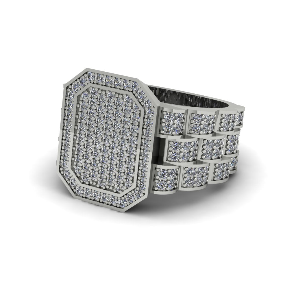 Diamond Regal Majesty Gold Men's Ring - Devin No. 3