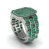 Emerald Regal Majesty Gold Men's Ring - Devin No. 6 image 3