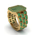 Emerald Regal Majesty Gold Men's Ring - Devin No. 4 image 3