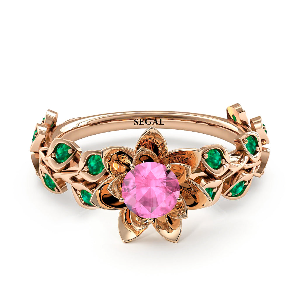 Lotus Flower And Leaves - Anna no. 802