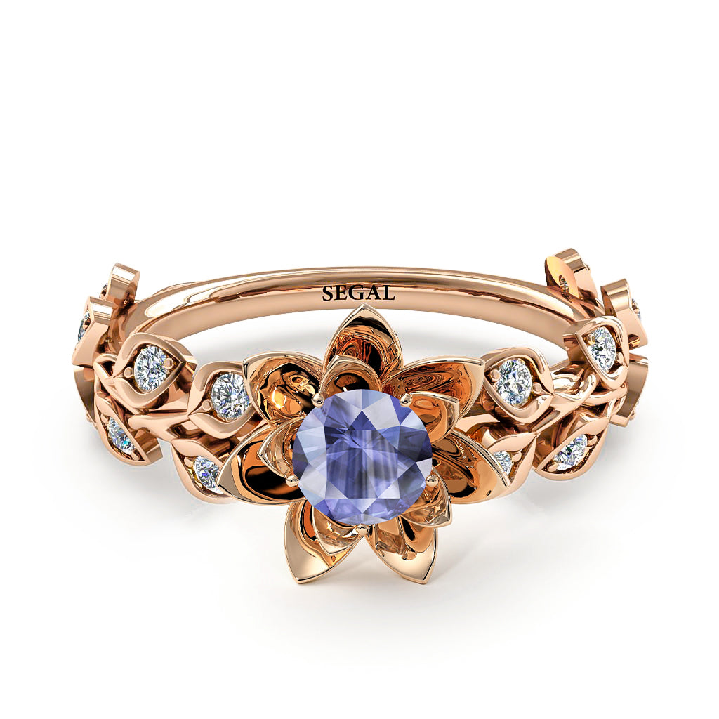 Lotus Flower And Leaves - Anna no. 205