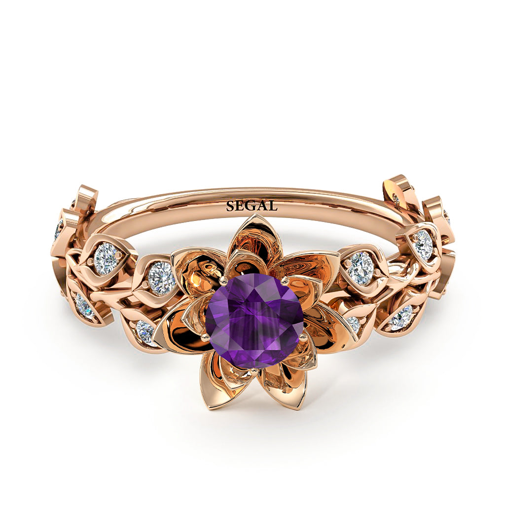 Lotus Flower And Leaves - Anna no. 305