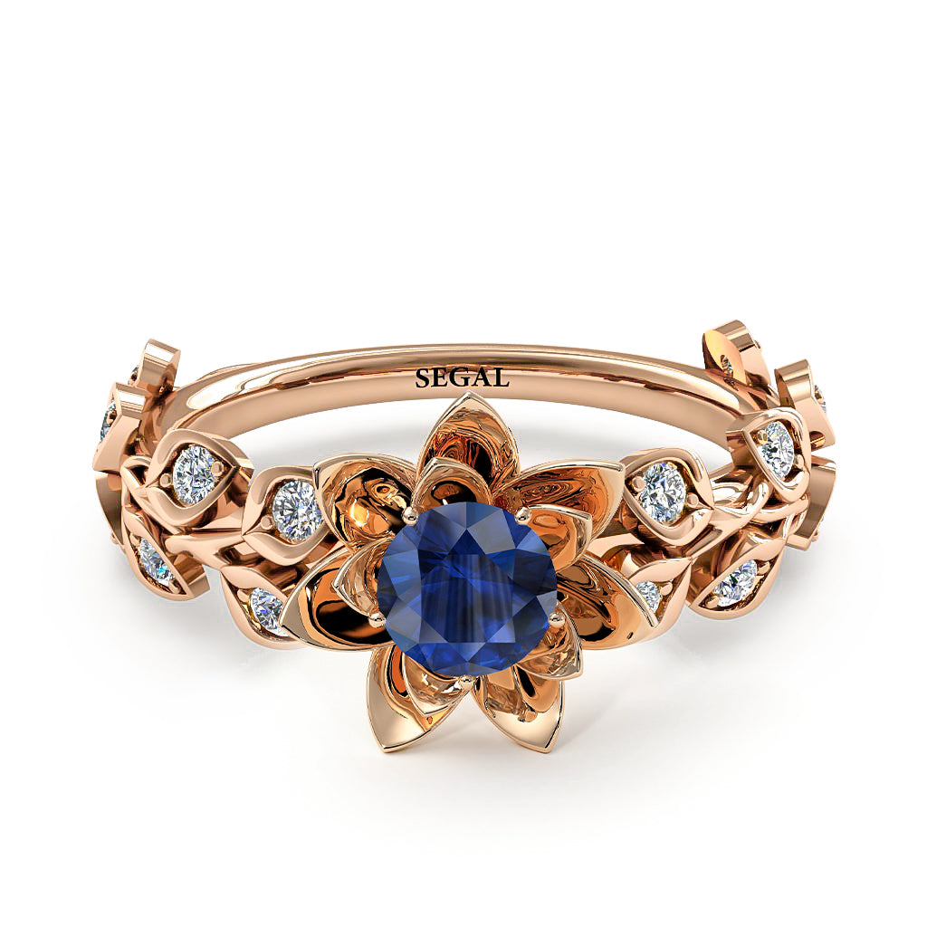 Lotus Flower And Leaves - Anna no. 23