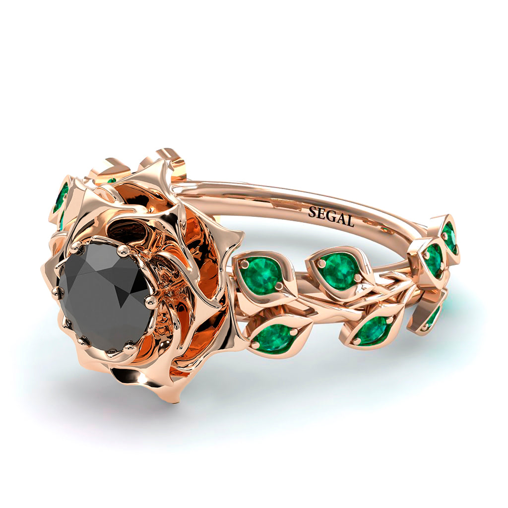 Rose Flower And Leaves - Diana no. 65