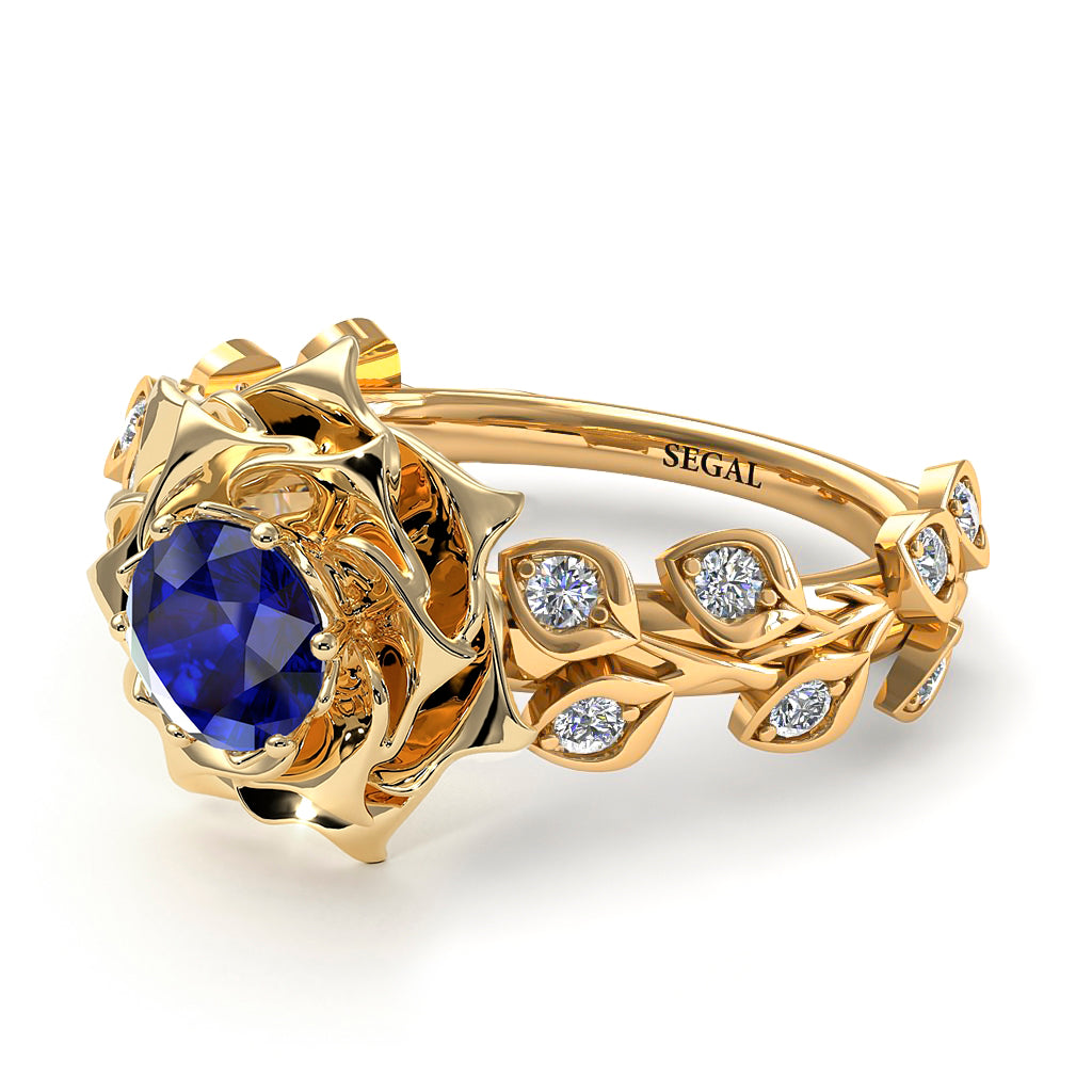 Rose Flower And Leaves - Diana no. 46