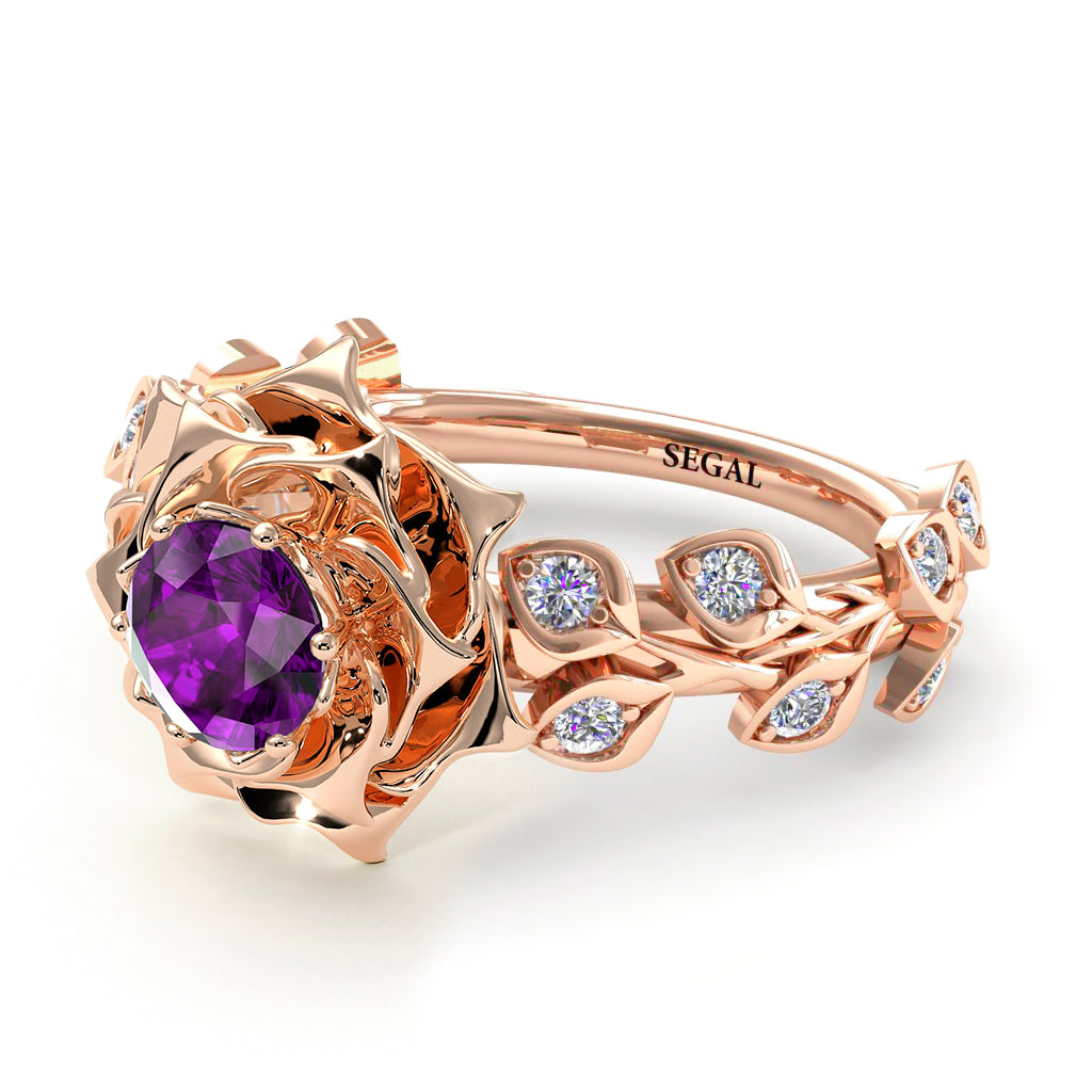 Rose Flower And Leaves - Diana no. 302