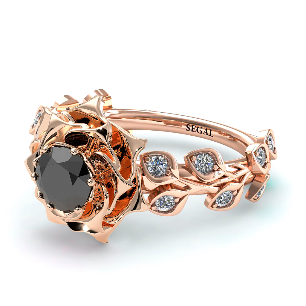 Rose Flower And Leaves - Diana no. 62