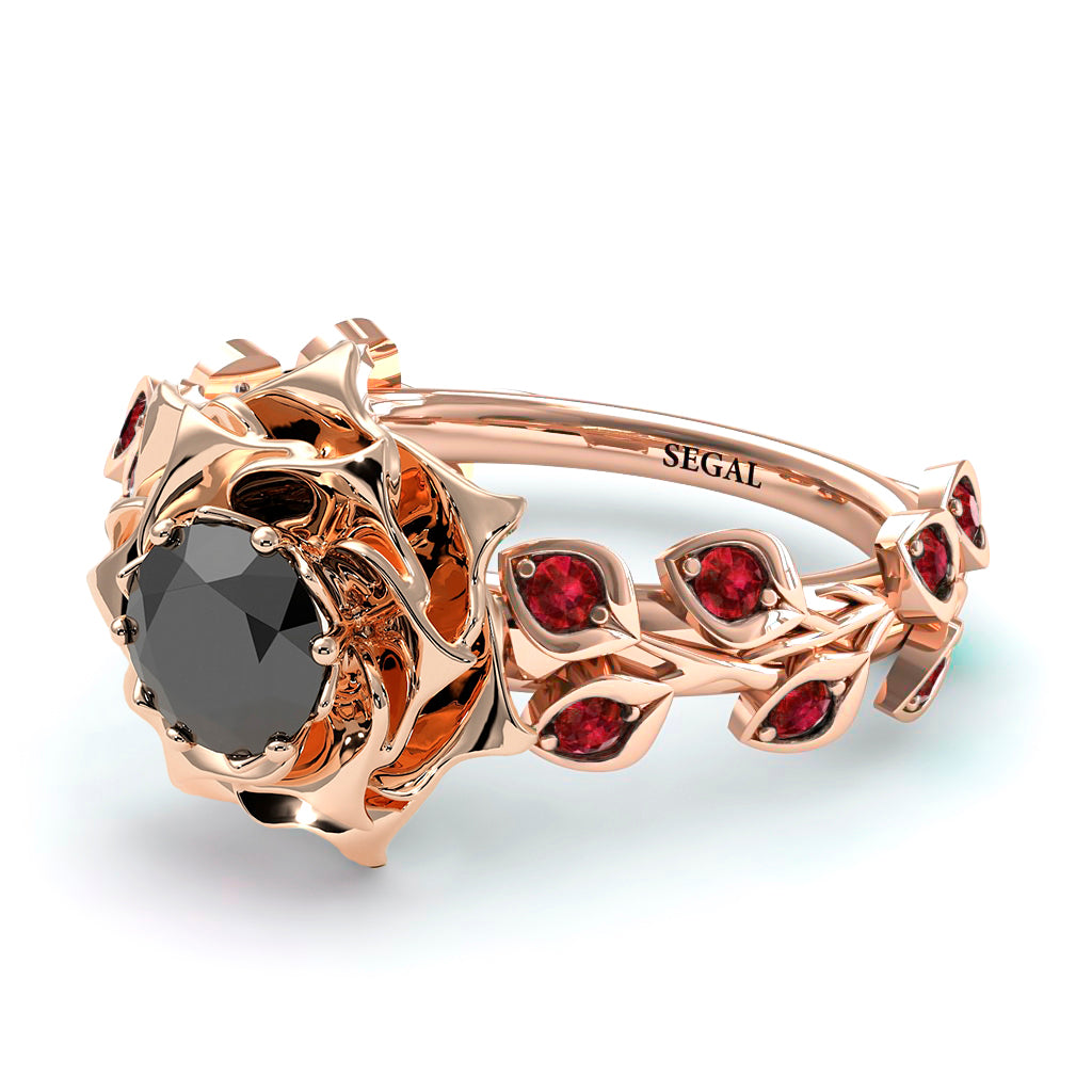 Rose Flower And Leaves - Diana no. 71