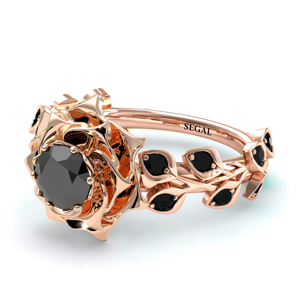 Rose Flower And Leaves - Diana no. 68